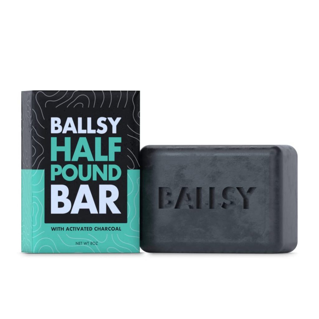 Ballsy Bar Soap Activated Charcoal